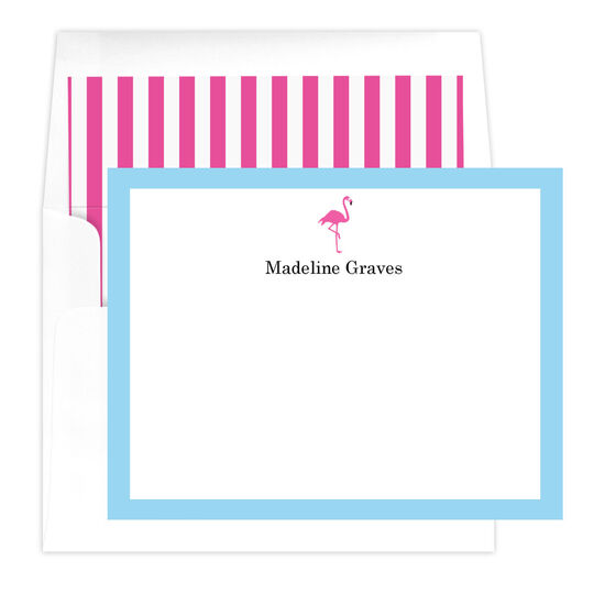 Flamingo Flat Note Cards